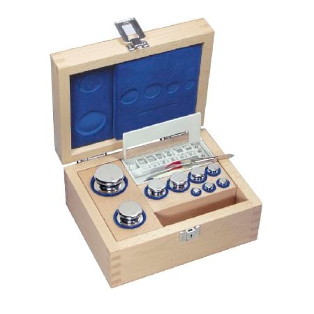 Kern E2 1 g - 500 g Set of weights in wooden 314-05