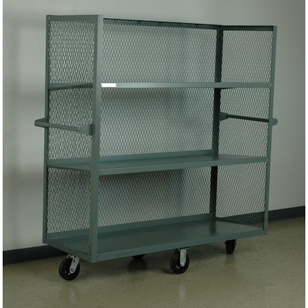 Stackbin Mesh Sided Mobile Shelf Cart 4-6024-3-EXP
