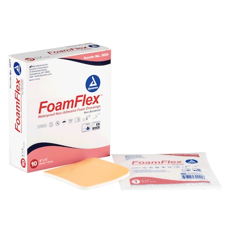 Dynarex FoamFlex Non-Adhesive Waterproof, PK120 3024