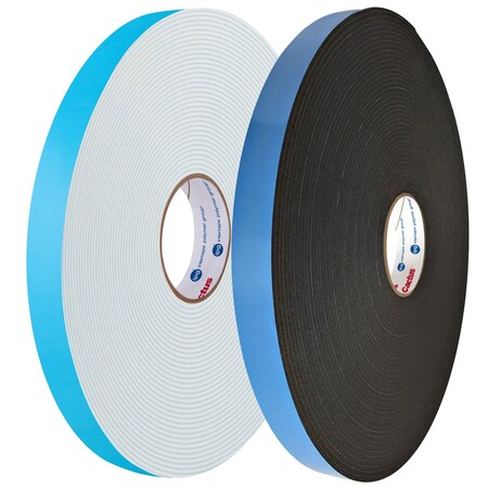 Intertape Blk Dc Pe Foam Acrylic, Lt Blue Liner, . G483B