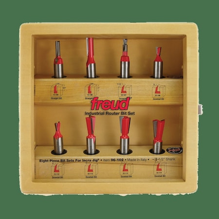 Freud Bit Sets for Incra Jig, 8 pcs 96-102