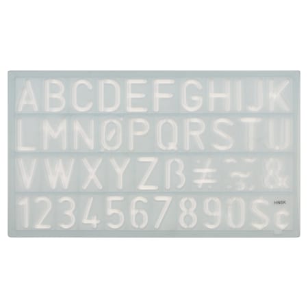 Westcott Lettering, 3/4" /18mm Lettering Guide KT-20