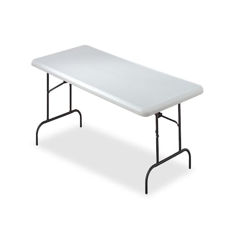 Iceberg IndestrucTable Classic Folding Table, Platinum Top, 30 in W x 96 in L x 29 in H 65333