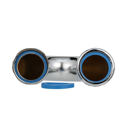 Dearborn Brass J-Bend Sink J-Bend, 1-1/2" Pipe Dia., Brass 2654W-1