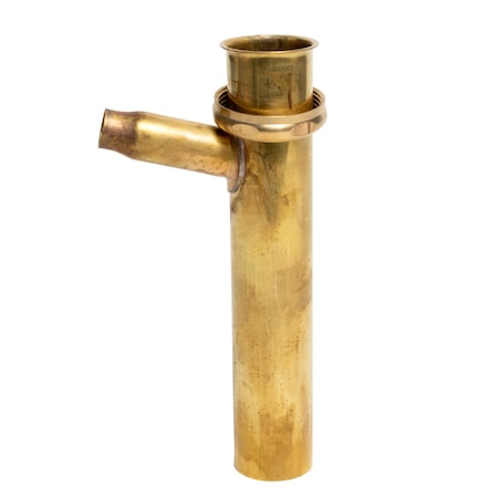 Dearborn Brass Branch Tailpiece Branch Tailpiece, 1-1/2" Pipe Dia., Brass 812B-17BN-3