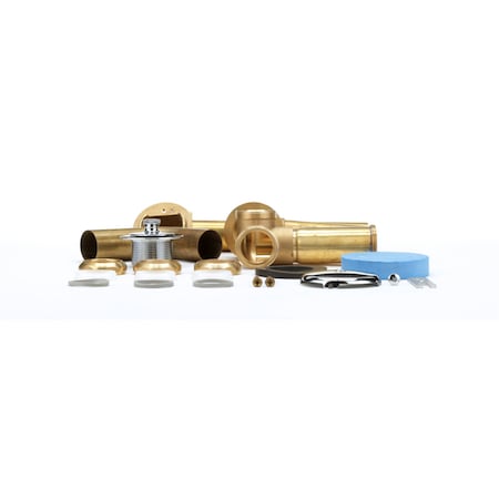 Dearborn Brass W and O Fk Bt Ul Chr Side Dr 227S-3