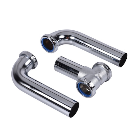 Dearborn Brass Center Outlet Center Outlet Waste, 1-1/2" Pipe Dia., Brass 2114A-1