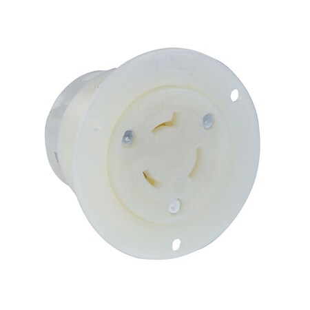 Leviton 20A Flanged Outlet Locking Receptacle 2P 3W 277V 2336