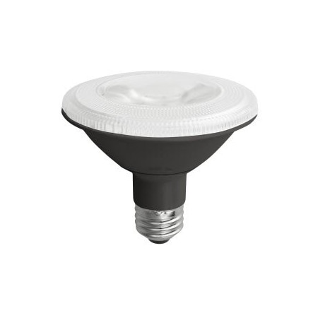 Tcp LED, 12W, DIM, 35KFL Blk, PAR30, SN Flood LED12P30SD35KFLB