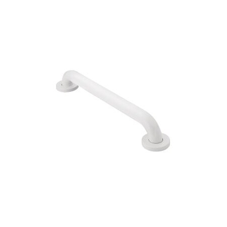 Moen Concealed Concealed Screw 16" Grab Bar Glacier Whi, 16" L, Stainless Steel, Glacier White LR8716W