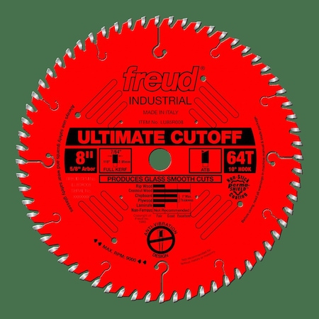 Freud CircularSawBlade, Carbide, Dia:8" LU85R008