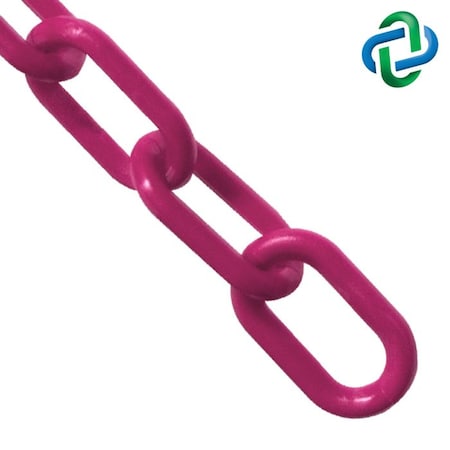 Mr. Chain Magenta Plastic Chain 1"(#4, 25 mm)x500 10018-500