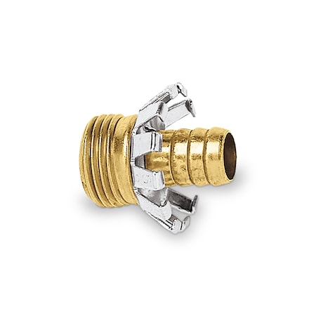 Gilmour Brass Male Clinch Coupling, 5/8 858014-1001