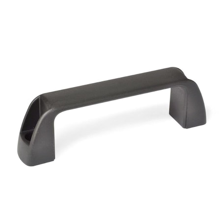 J.W. Winco Pull Handle, Black, Nylon, 4 1/4 in L 6333210