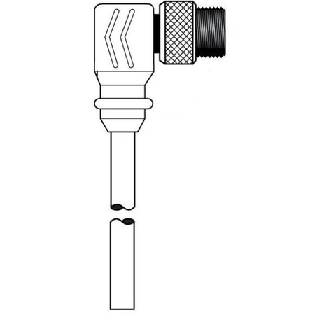 Ericson MICR-SYNC DL KEY SGL END M 90 5P 12FT PV 75M9E012F