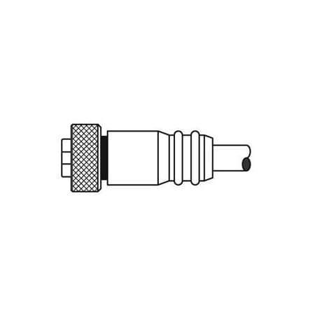 Ericson MIN-SYNC SGL END FEM STR 10 PL 6FT PVC 810FS006A