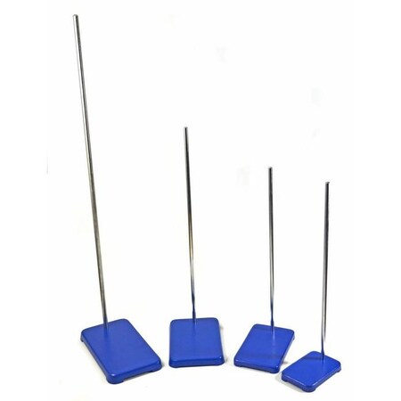 Eisco Scientific Heavy Duty Set of Cast Iron Bases and Stainless Steel Rods Kit CH0653SET