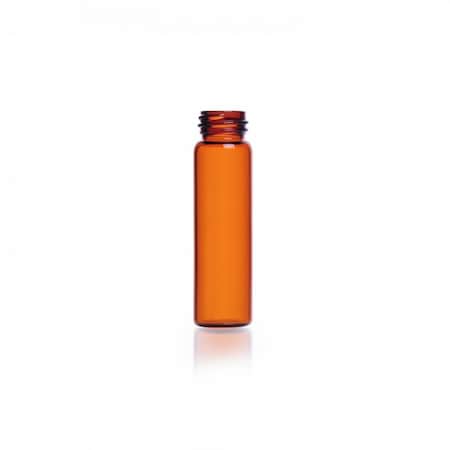 Kimble Amber Screw Thread Vials without, PK200 60912-1545