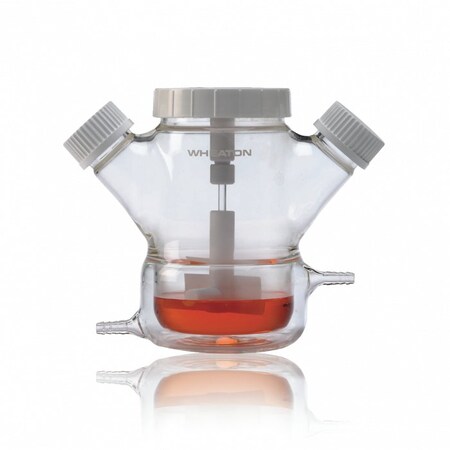 Wheaton Jacketed Double Sidearm Celstir, 125 mL 356946