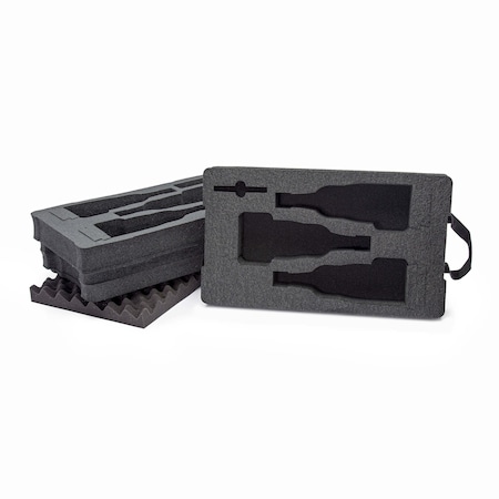 Nanuk Cases Customized Foam Insert for 6 Wine Bottle, 938-FOAM_6 BOTTLES 938-FOAM_6 BOTTLES