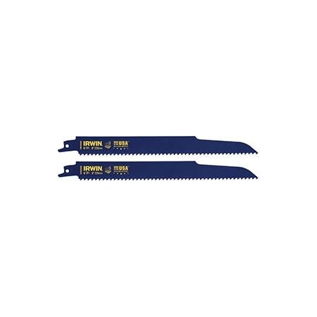 Irwin 9 in L x 6 TPI Reciprocating Saw Blade, 5 PK 372966P5