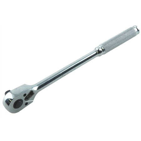 K-Tool International Lng Hndl Pro Series Chrome Ratchet, 7" KTI-21095