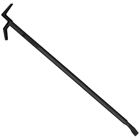 Leatherhead Tools NY Hook,  4 ft. Black Powder Coat,  w/ Chisel End NYH-4