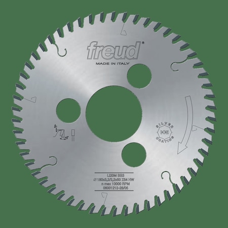 Freud Flat Tooth Scoring, 180mm x 54T LI20MBB3