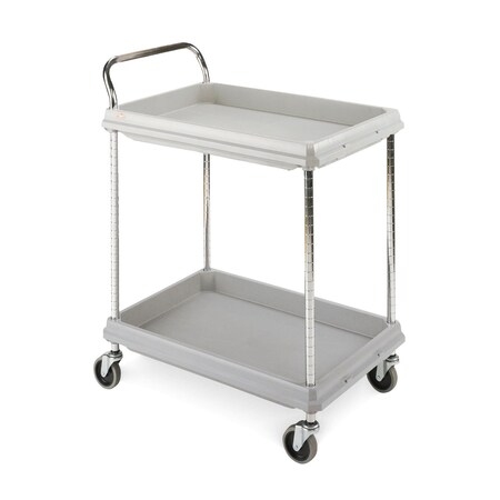 Metro Utility Cart, Polymer, 400 lb Load Capacity, 2 Shelves, 32 1/2 in L, 21 1/2 in W, 41" H BC2030-2DG