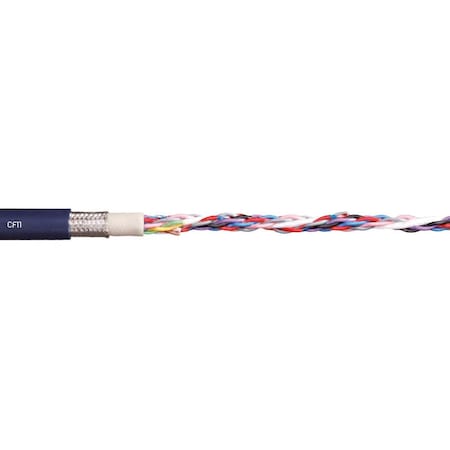 Chainflex Data Cable, 24 AWG, Blue, TPR, 300 V CF11-02-05-02