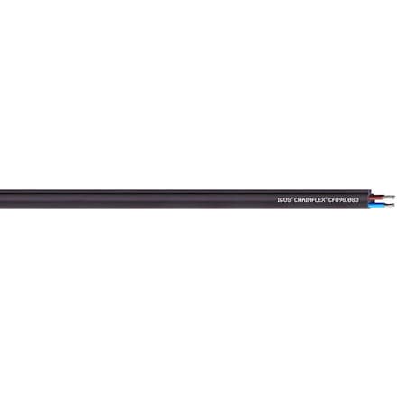 Chainflex Bus Cable, Black, PUR, 50 V, Order by the Foot CF898-083