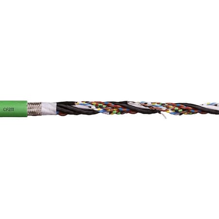 Chainflex MeasuringSystemCable, Green, 0.35in-OD, 50V CF211-001