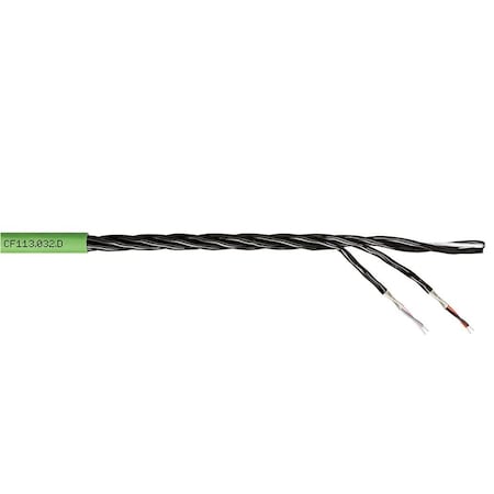 Chainflex MeasuringSystemCable, Green, 0.33in-OD, 50V CF113-032-D