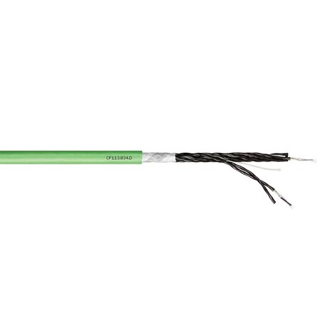 Chainflex MeasuringSystemCable, Green, 0.45in-OD, 50V CF113-034-D