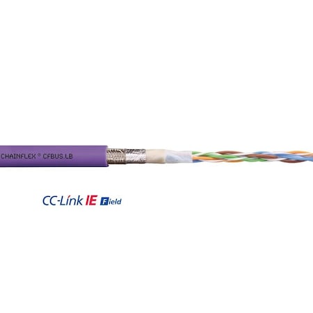 Chainflex BusCable, Ethernet/CAT5e, 26AWG, Red, 50V CFBUS-LB-045