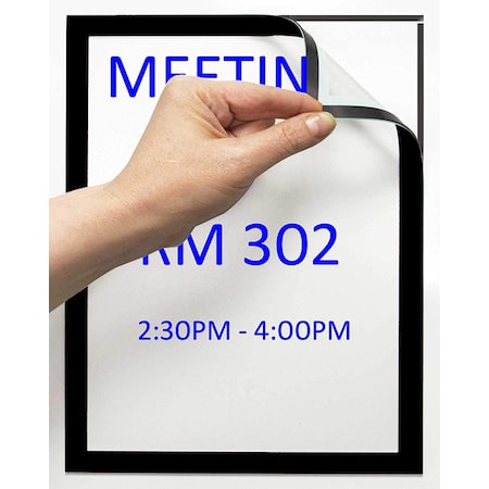 Tarifold Magneto Adhesive Picture Frame, Black, PK2 P18660