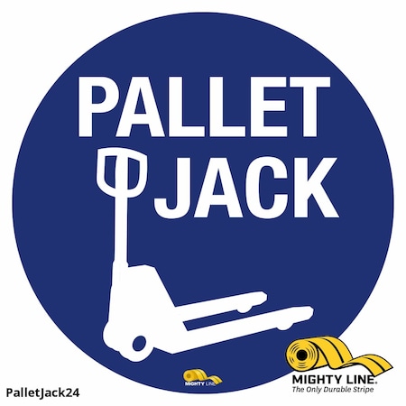 Mighty Line Pallet Jack, Floor Sign, Industrial Stre, PALLETJACK24 PALLETJACK24