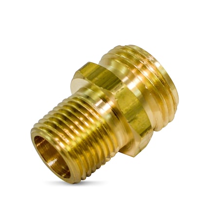 Coxreels Fittings, 1/2"NPT Malex3/4"GHT-Male Adapt 10782