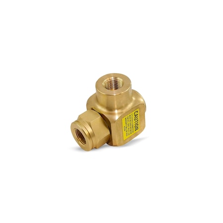Coxreels Swivel, 90 Deg., Brass, 3/8 in FNPT Inlet 433-1