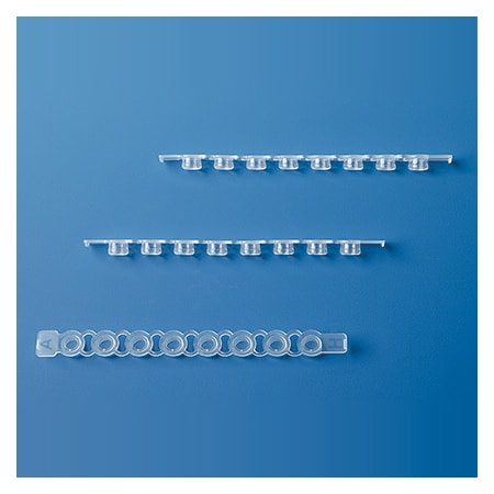 Brandtech PCR 8-Strip Flat Cap, Clear, for, PK 125 781334