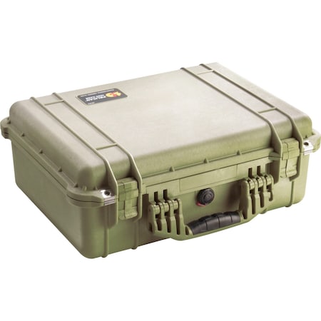 Pelican Olive Drab Green Protective Case, 19.78"L x 15.77"W x 7.41"D 1520-000-130