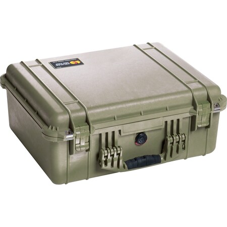 Pelican Olive Drab Green Protective Case, 20.66"L x 17.2"W x 8.4"D 1550NF