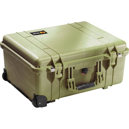 Pelican Case, 22.07x17.92x10.42 in, No Foam, OD Gn 1560NF