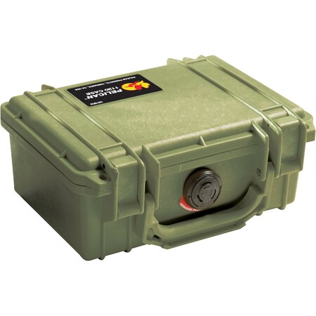Pelican Case, 8-1/8 In Lx6-9/16 In Wx3-9/16 In D 1120-001-130