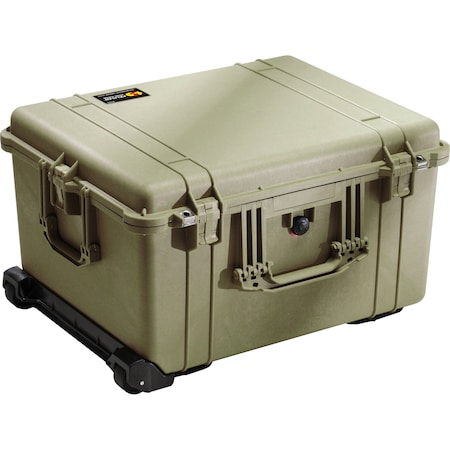 Pelican Olive Drab Green Protective Case, 24.76"L x 19.57"W x 13.9"D 1620-021-130