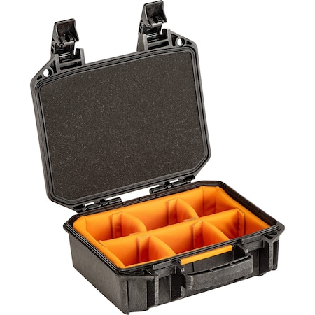 Pelican Case, w/Dividers, 12.28x12.03x5.16 V100WD