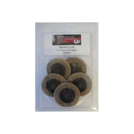 The Main Resource Surface Cndtnng Disc, Crs, Brwn, 2", 10pcs TMRMI197CLAM