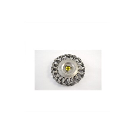 The Main Resource Twisted, Wire Brush, 4", 3/8", Center Hole TMRMI4225