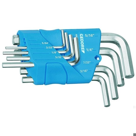 Gedore 8 Piece SAE L-Shape Hex Key Set, H 42-88 A H 42-88 A