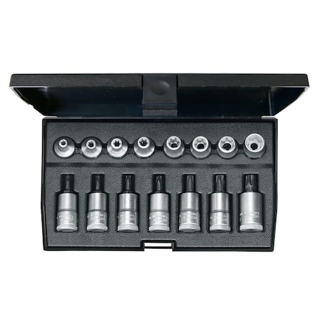 Gedore Screwdriver Bit Socket Set, 3/8", 15 pcs. ITX 30 TX-015